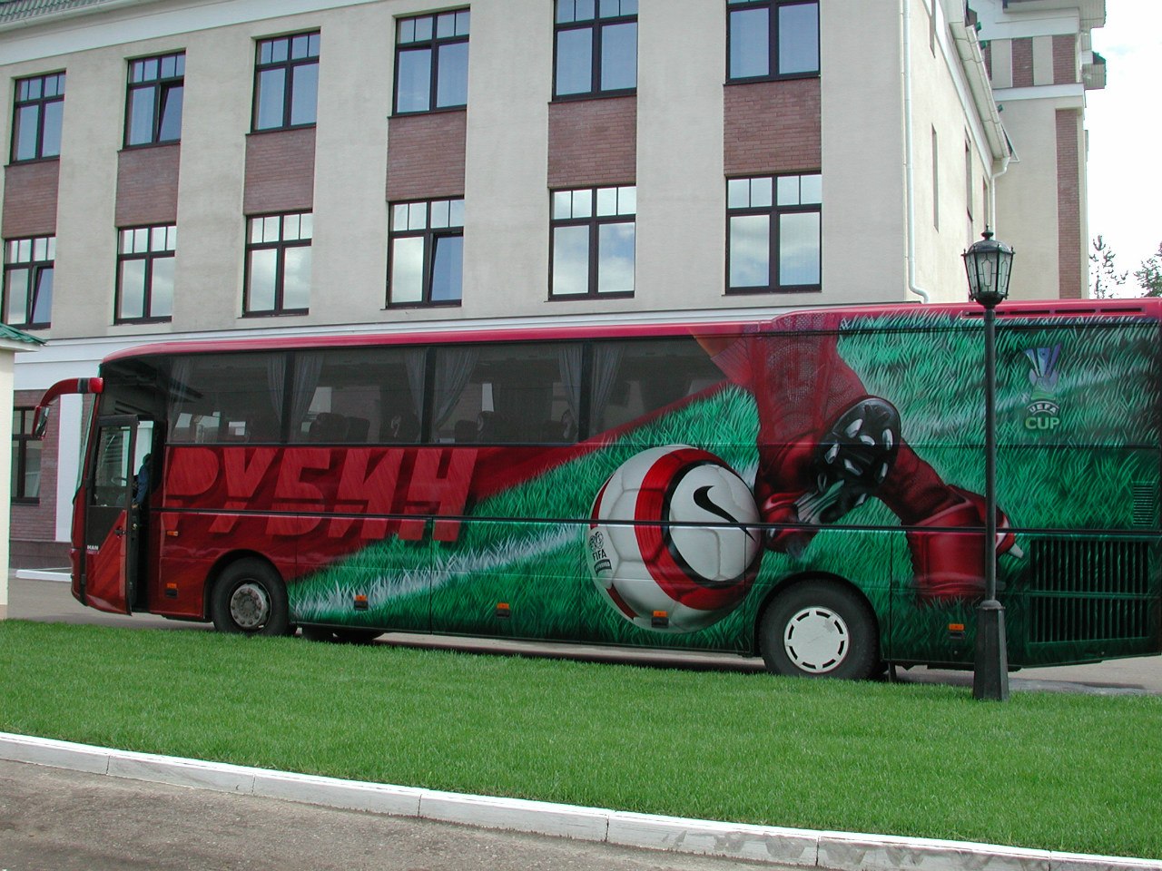 Автобусы ФК Рубин