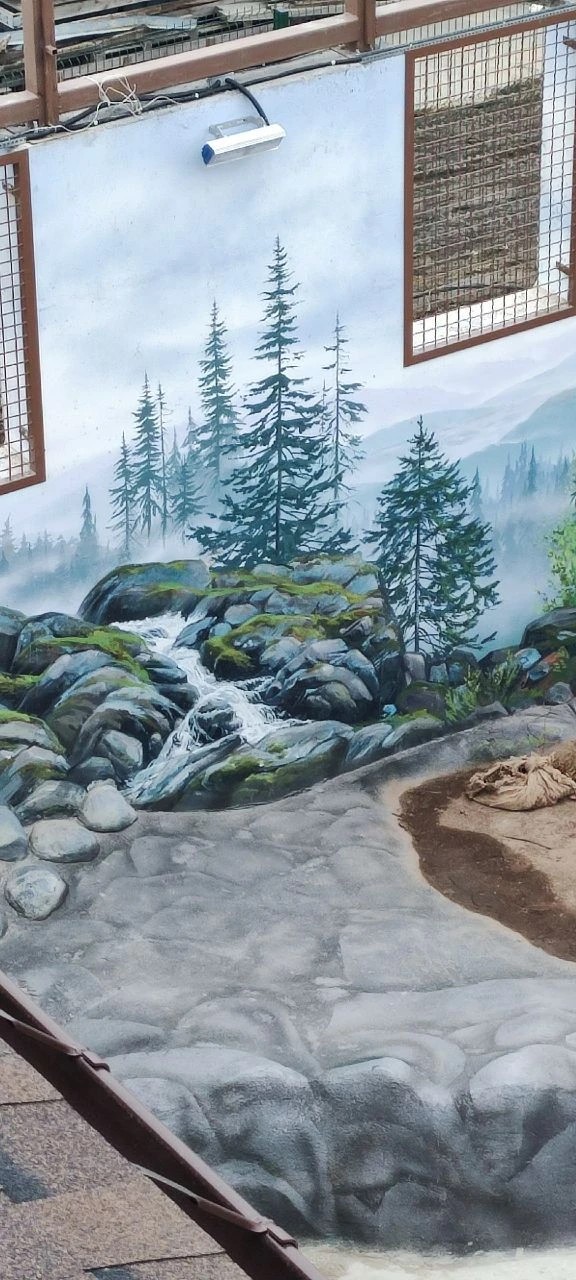 Скалы водопад